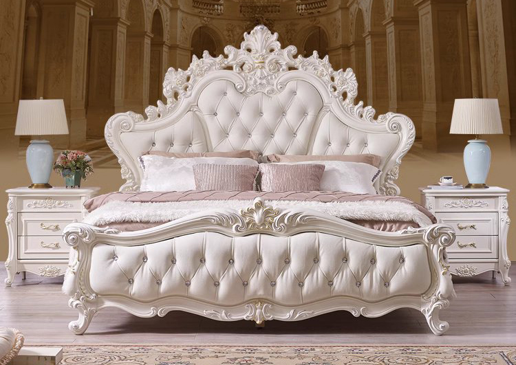 เตียงเจ้าหญิง เตียงหลุยส์ เตียงนอนหลุยส์ รุ่น Moon