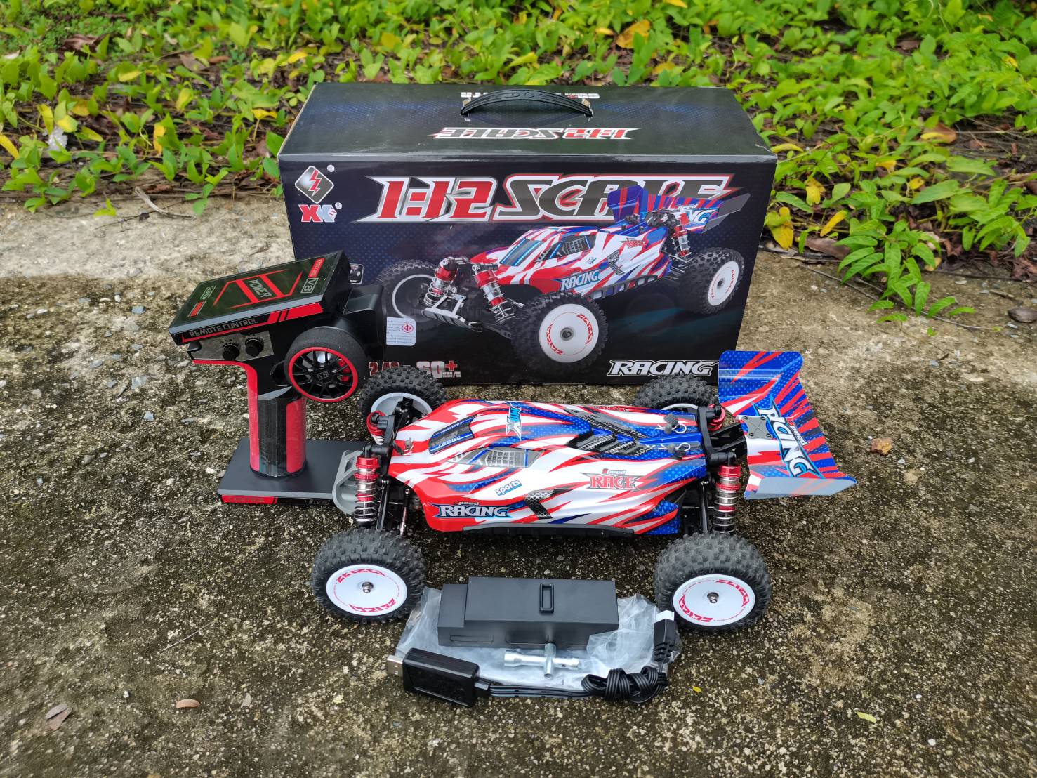 รถบังคับ WLTOYS 124008 RC 60KM/H 2.4GHZ มอเตบรัชเลสระบบ สปีดคอลโทล ระบายความร้อนด้วยพัดลม ชุดพร้อมเล่น RTF