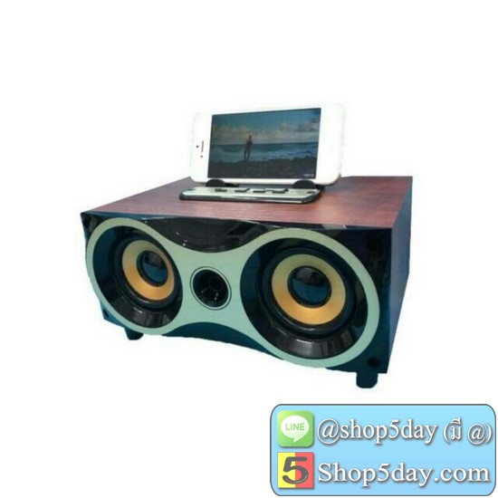 Wireless speaker series 6 ลำโพงบลูทูธ ลายไม้ ลำโพง รุ่น XM6 เสียงดัง เบสแน่น