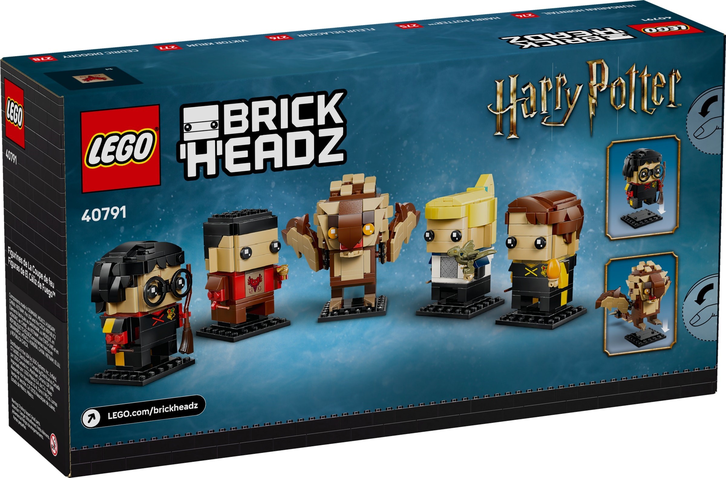 LEGO Brickheadz Harry Potter เลโก้ 40791 The Goblet of Fire Figures
