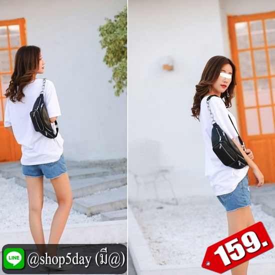 ♨️ กระเป๋าแฟชั่น คาดอก-คาดเอว หนัง PU OK ⚡️