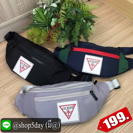 ♨️ กระเป๋าคาดอก-เอว GUESS งานป้าย ผ้าลื่น (2020)