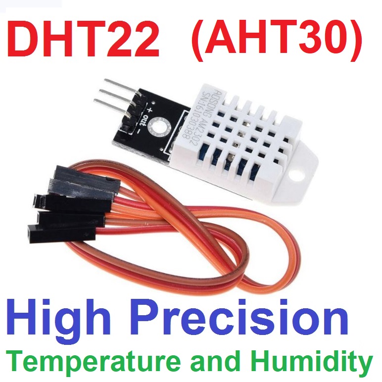 เซนเซอร์ DHT22 (AHT30) ความแม่นยำสูง วัดอุณหภูมิ ความชื้น High Precision Digital Temperature and Humidity Sensor I2C Communication module replacement for AM2302