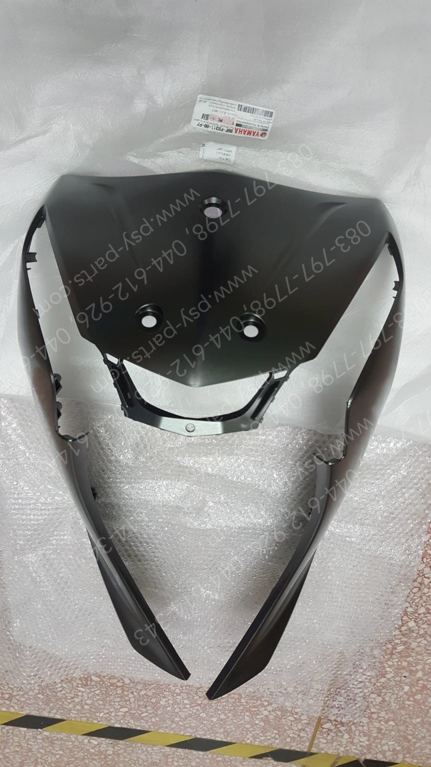 บังลม FINN แท้ๆ สีเทาดำด้าน (1617) B6F-F8311-00-P7 Yamaha