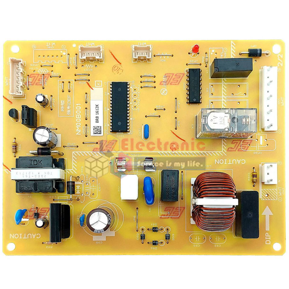 แผงบอร์ดตู้เย็นMITSUBISHI/แผงตู้เย็นมิตซูบิชิ รุ่น MR-FV25J/MR-FV25M/MR-FV25K*อะไหล่แท้*ใช้ได้กับทุกรุ่นที่ทางร้านระบุไว้