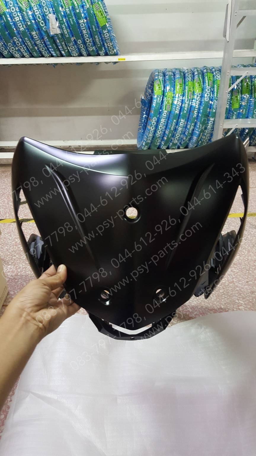 บังลม FINN แท้ๆ สีดำเทาด้าน (1579) B6F-F8311-00-PA Yamaha