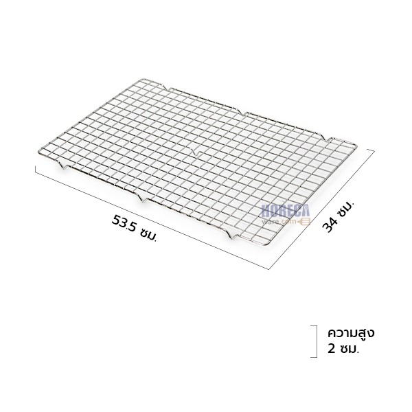 Stainless steel frying rack 34*53 cm. Anchor