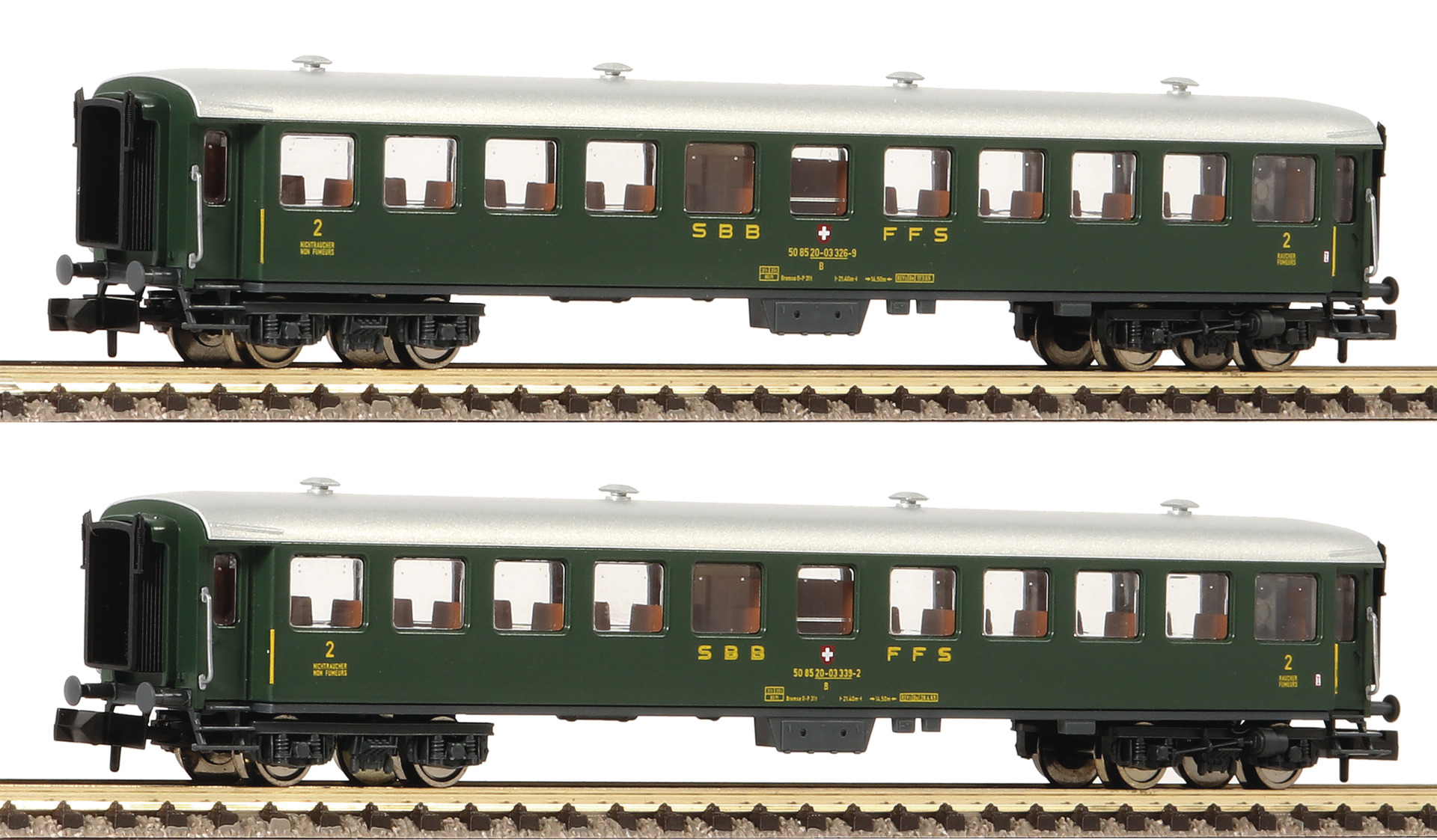 FLM881814 SBB coach 2 car set