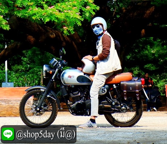 🔥 กระเป๋ารถมอเตอร์ไซค์ วินเทจ-คลาสสิค Kawasaki W175, W175SE