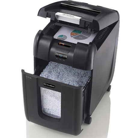 เครื่องทำลายเอกสารยี่ห้อGBC รุ่น AUTO200M ทำลายเอกสารครั้งละ 200แผ่น 32L