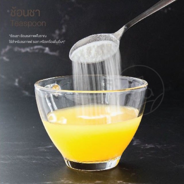 ช้อนชงเครื่องดื่ม ช้อนชงกาแฟ ช้อนชงชา ช้อนสแตนเลส ช้อนตักเครื่องปรุง ช้อนคนด้ามยาว บรรจุ 1 ชิ้น