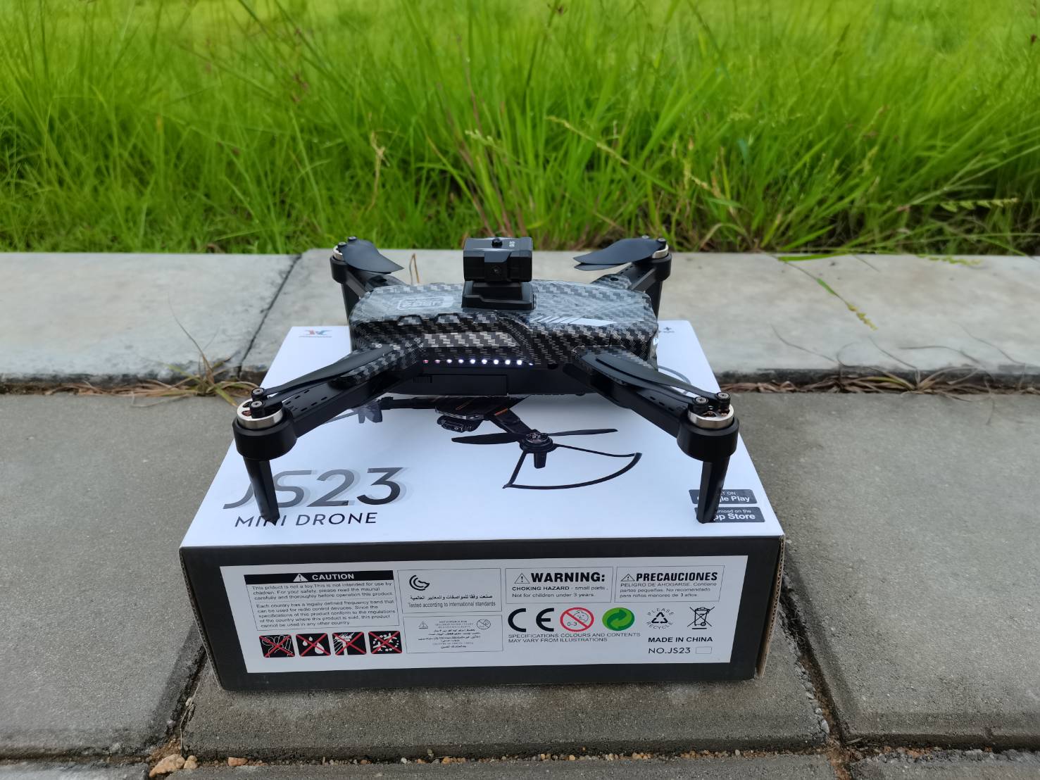 โดรนบังคับวิทยุ JS23 HD CAM MINI DROND 2.4G 5.G WIFI FPV ระบบมอเตอร์บรัชเลส และระบบล๊อคความสูงด้วยเซ็นเซอร์ตรวจจับภาคพื้น ชุดพร้อมเล่น