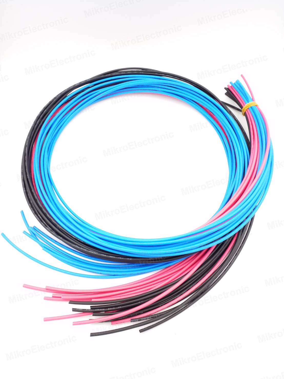 ท่อหด สีดำ ขนาด 2 mm. ยาว 1 เมตร อัตราส่วนการหด 2:1 Heat Shrinkable Tube