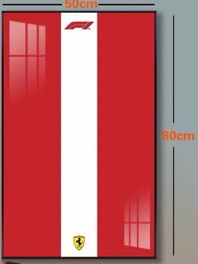 Display frame สำหรับ LEGO Technic เลโก้ 42207 Ferrari SF-24 F1 Car