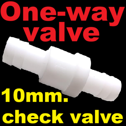 One-way valve 10 mm. check valve water stop anti-backflow valve เช็ควาล์ว