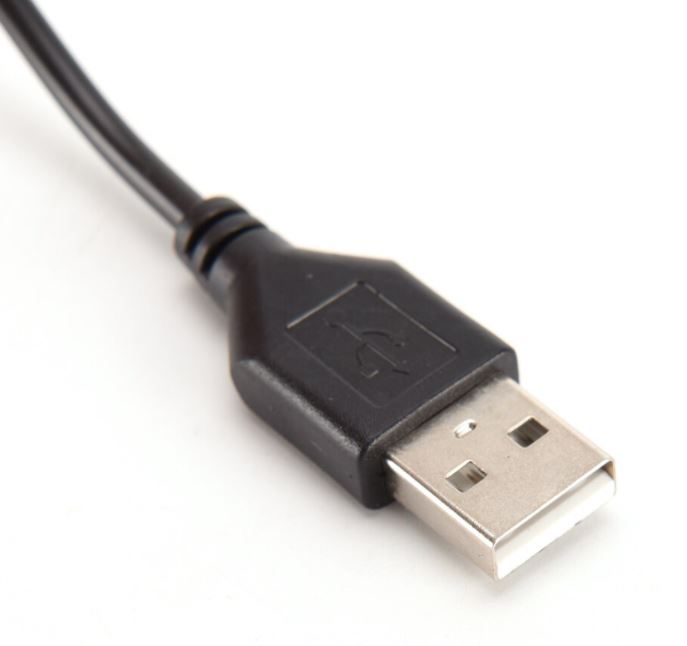 DC Power Adapter Plug USB Convert To 5.5*2.1 M USB To DC Barrel jack 5V Black Shape