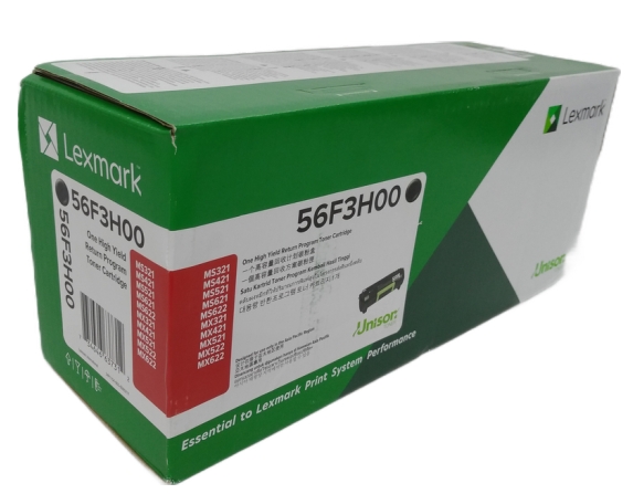 หมึกแท้Lexmark 56F3H00 Black Ultra High Yield Toner 15K For Lexmark MS521dn