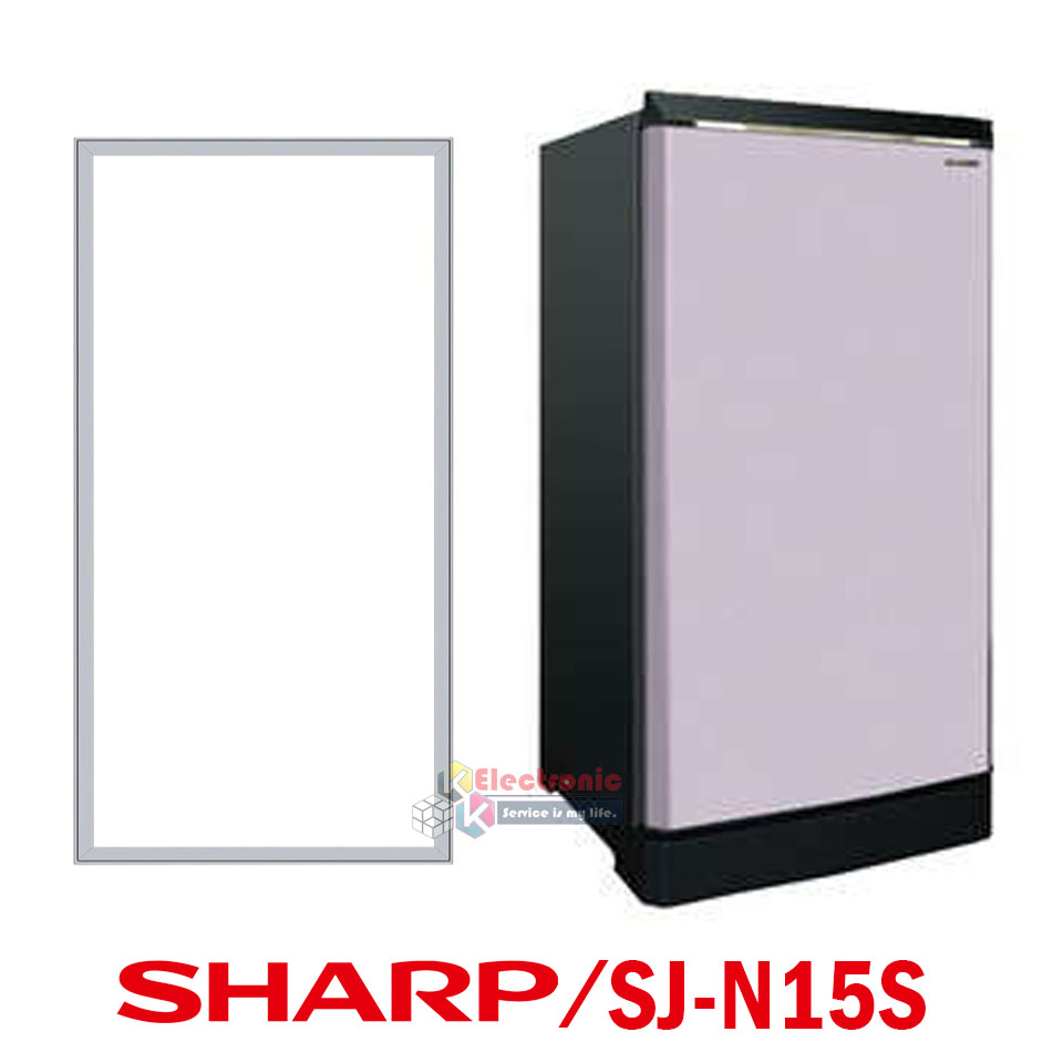ขอบยางประตูตู้เย็น SHARP-(ชาร์ป)สำหรับรุ่น SJ-G15S/SJ-M15S/SJ-N15Sอะไหล่แท้ ใส่ง่าย ขนาด 50*90 เซนติเมตร