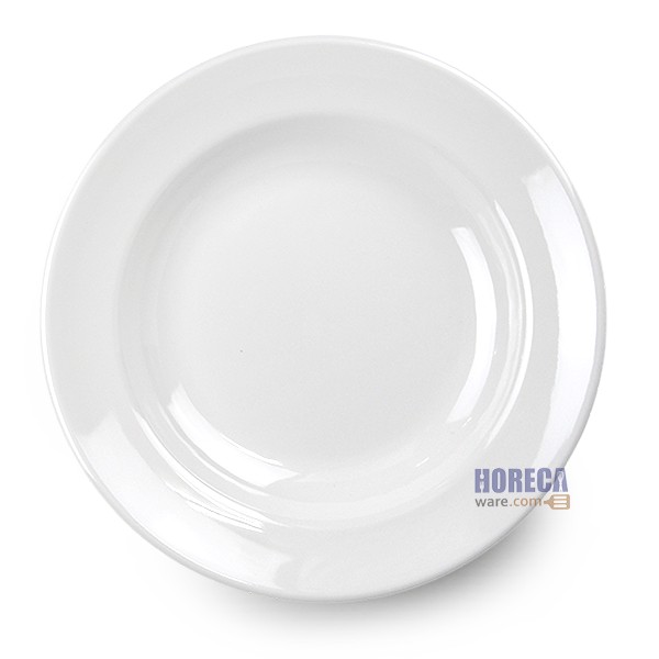 8-inch deep plate, white, Golden Horse brand