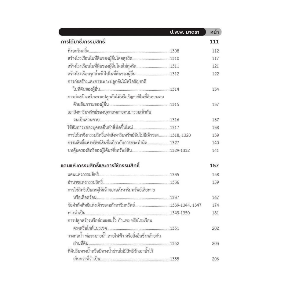 แนวคำพิพากษาฎีกา ทรัพย์ ทรัพย์สิน (โชต อัศวลาภสกุล) ปีที่พิมพ์ : พฤศจิกายน 2564