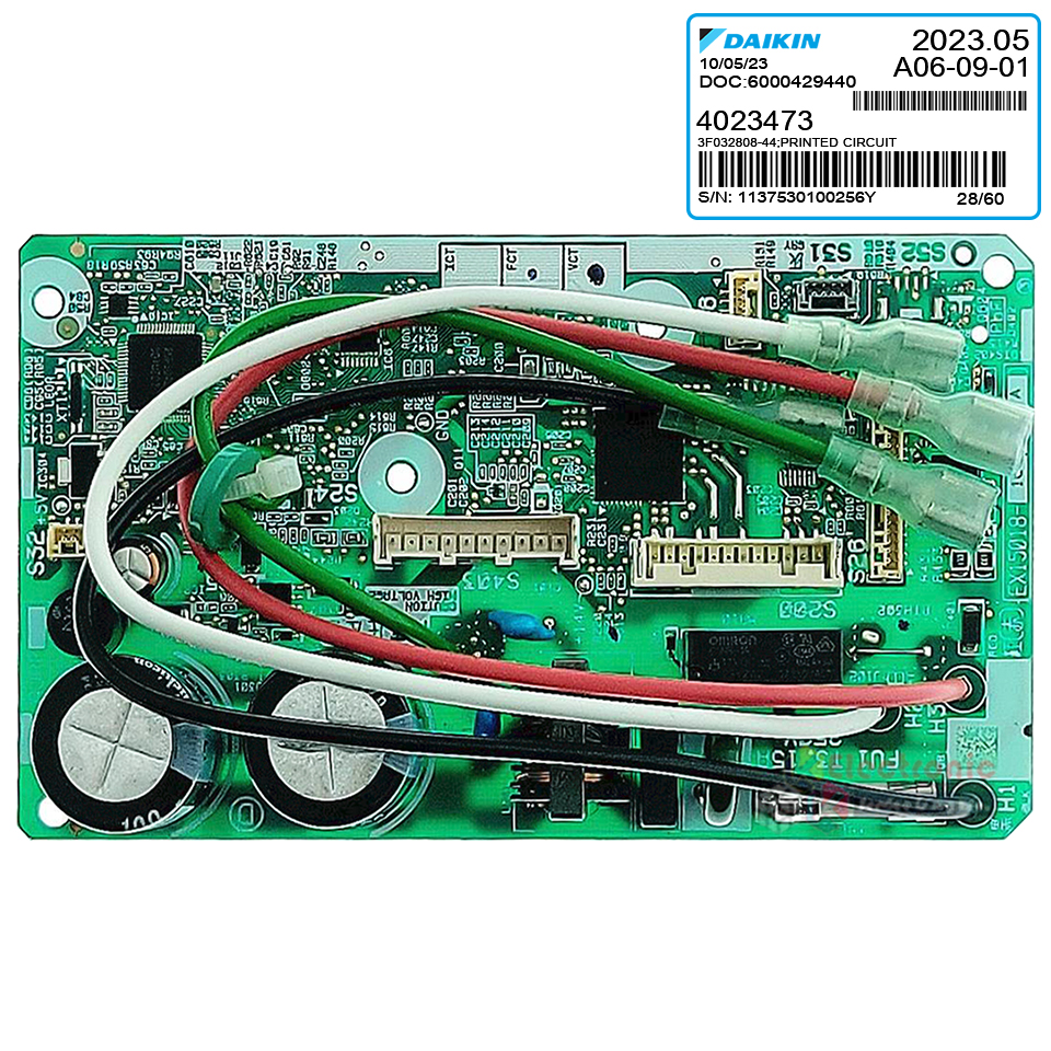 แผงบอร์ดแอร์คอยเย็นDAIKIN-ไดกิ้น รุ่น FTKC12TV2S-อะไหล่ใหม่แท้บริษัท #อะไหล่แอร์DAIKIN