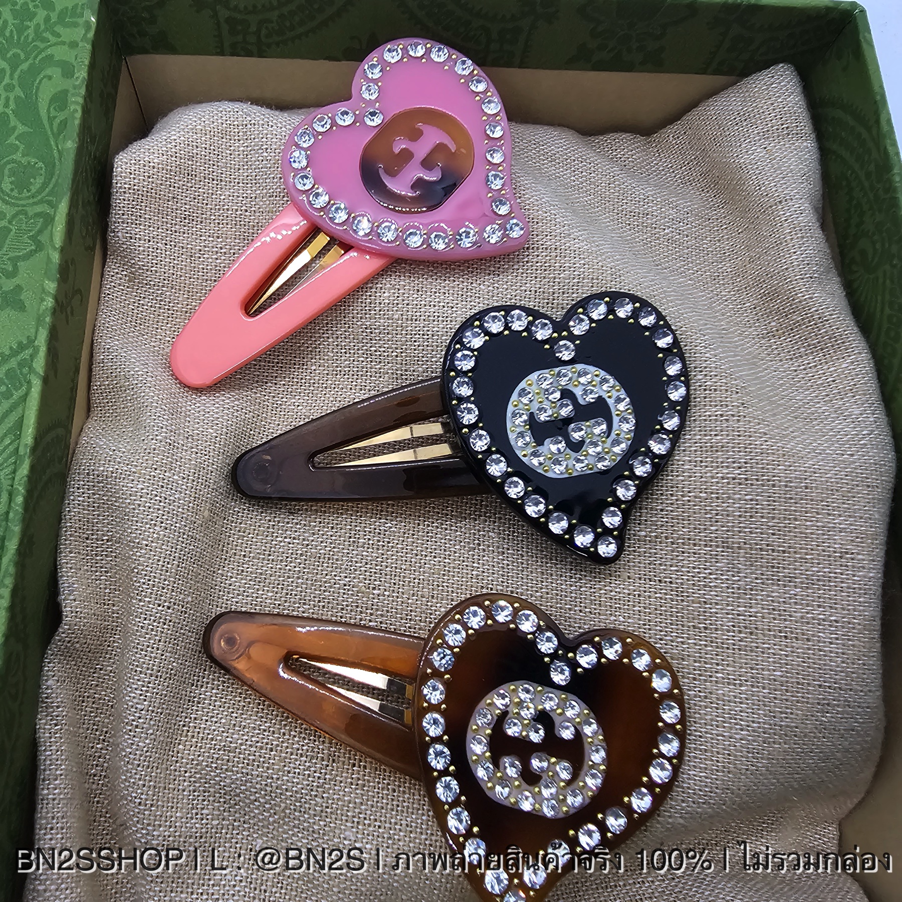 Gucci Gucci Kids Flower Appliqué Hair Clip กิ๊บหนีบผมกุชชี้ รูปดอกทานตะวัน