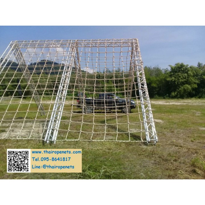 ตาข่ายค่ายลูกเสือ (16 mm.ช่องตา30 x 30 cm.) ตาข่ายฐานกิจกรรม ตาข่ายฐานผจญภัย⭐⭐เฉพาะตาข่าย ไม่รวมโครง⭐⭐