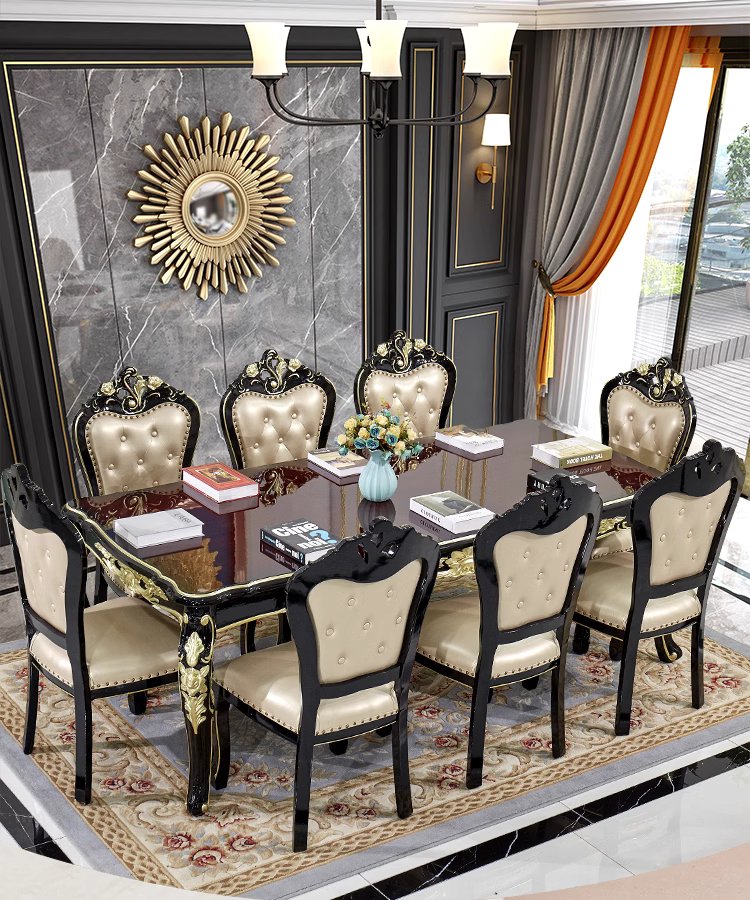 โต๊ะกินข้าวหลุยส์ โต๊ะอาหารหลุยส์ รุ่น DTL-06