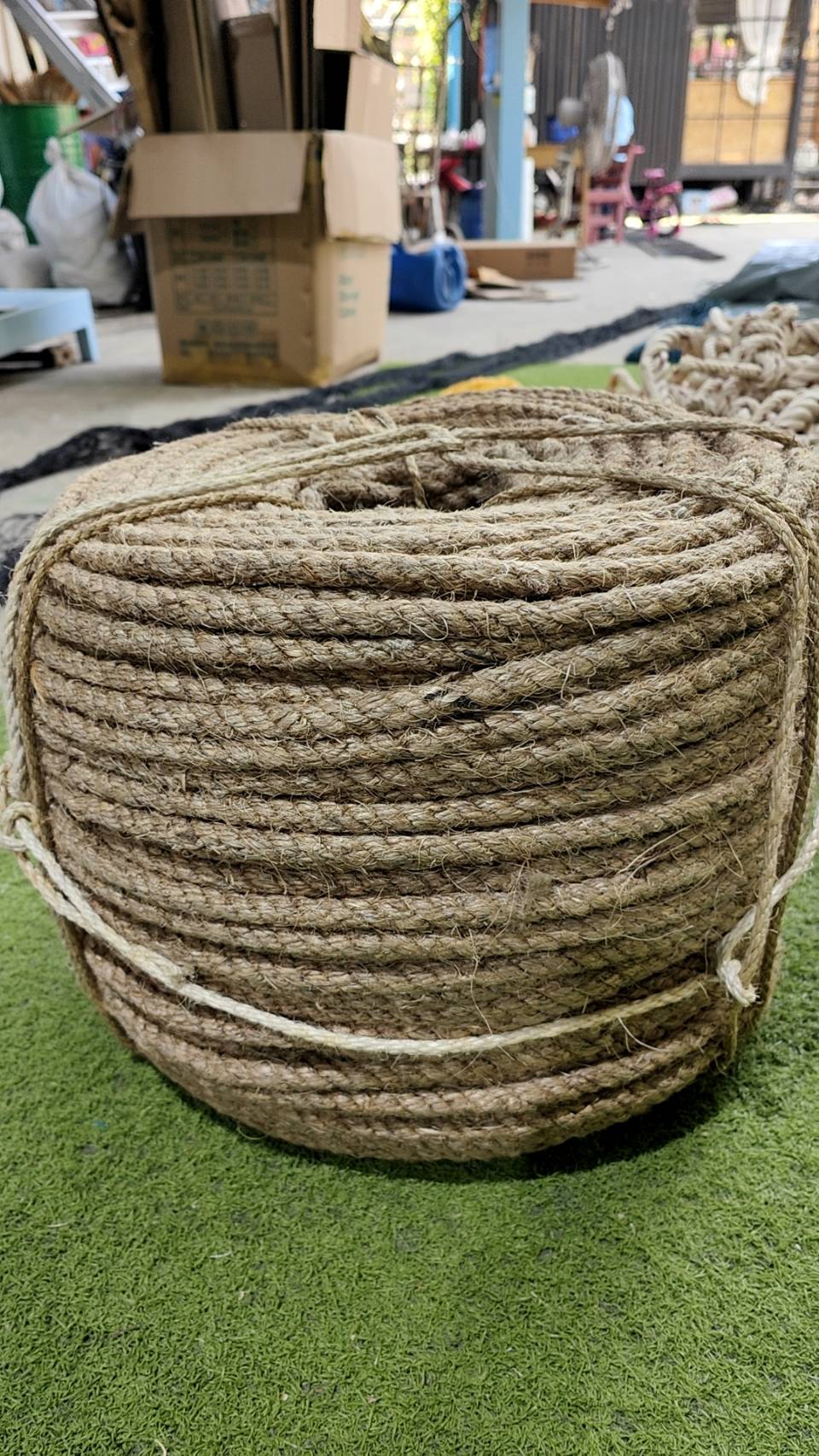 เชือกมะนิลา 8 mm. ความยาว 200 เมตร เชือกธรรมชาติ พร้อมส่ง ทำตัวอักษร งานประดิษฐ์ ถักตาข่าย