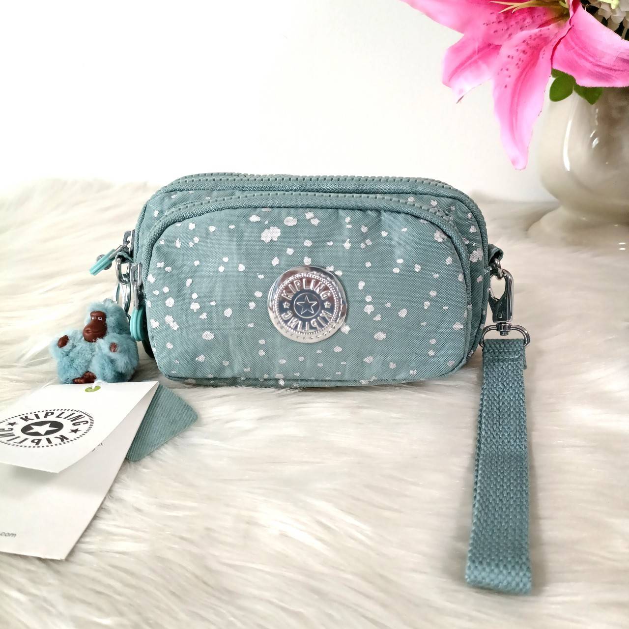 กระเป๋าสะพาย คิปลิ้ง คิปลิง KIPLING 3 Monkey Seoul up