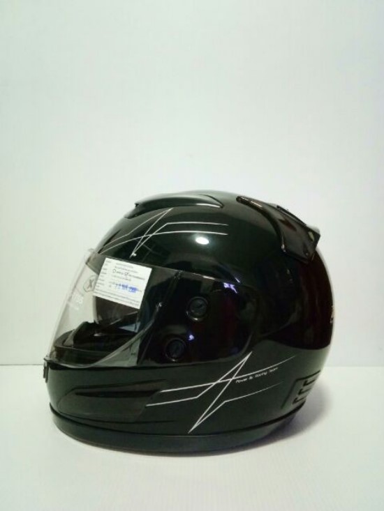 หมวกกันน็อค INDEX รุ่น 811 (i-shield) แว่นสองชั้น สีดำเงา