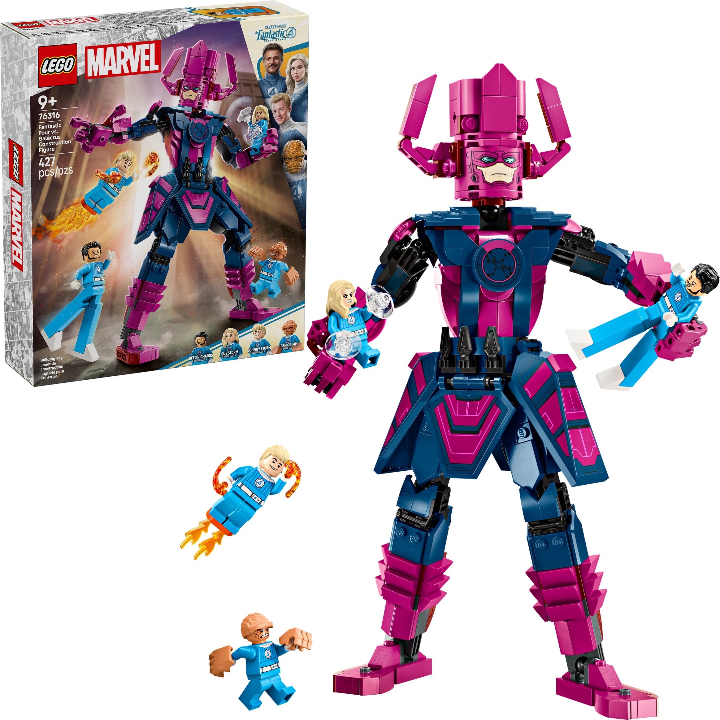 LEGO Super Heroes Marvel 76316 Fantastic Four vs. Galactus Construction Figure