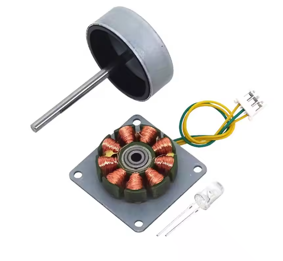 เครื่องกําเนิดไฟฟ้าขนาดเล็ก 3 เฟส Micro three-phase AC generator 3V-24V low power wind hand-cranked generator small silent motor