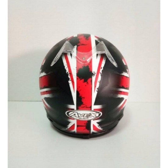 AVEX หมวกกันน็อคเต็มใบ ราคาถูก รุ่น DX MB11 สีดำด้าน แว่นดำ