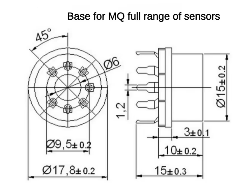 MQ-131 ตรวจจับโอโซน (O3) ใช้ในการตรวจวัดคุณภาพอากาศและการตรวจสอบมลพิษ เซ็นเซอร์ตรวจจับก๊าซโอโซน MQ131 Gas Sensor Ozone Module mq131