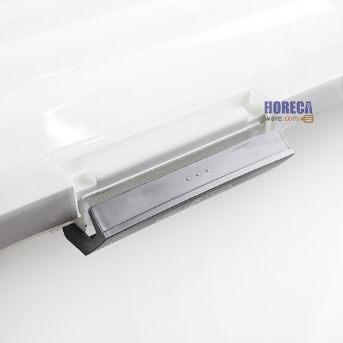 Multipurpose box with wheels, 135 liters, white, Big Plastic brand