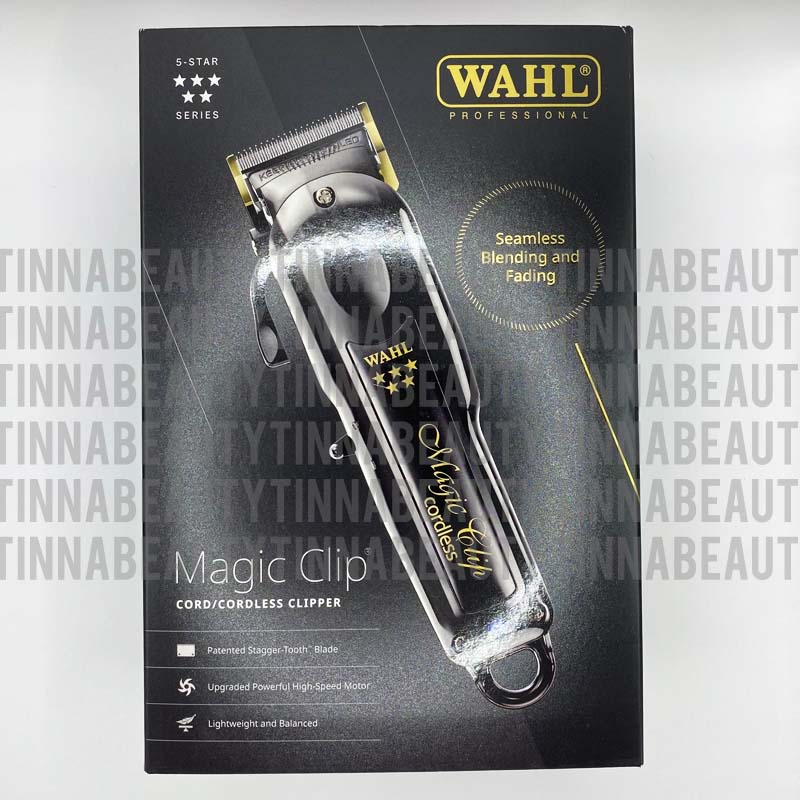 ปัตตาเลี่ยนWahl Cordless Magic clip Black Edition (มอเตอร์แรง 6500 Rpm) ประกันศูนย์ไทย