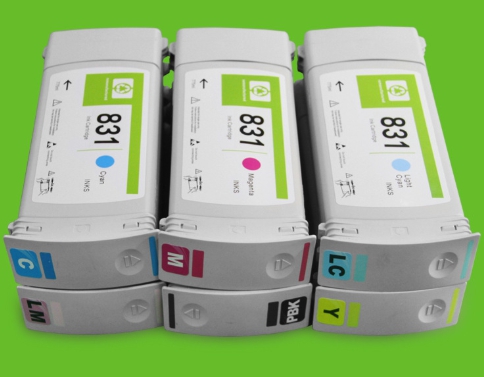 หมึกHP 831B 775-ml Yellow Latex Ink Cartridge (CZ691A)เทียบเท่า