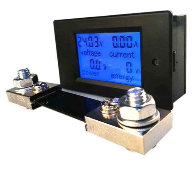 PZEM-051 Digital DC 6.5-100V 100A 4IN1 voltage current power energy Voltmeter Ammeter Watt Panel Meter