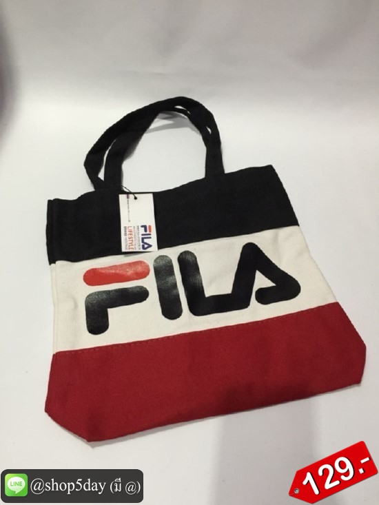 🔥กระเป๋าแฟชั่น ผ้าสะพายข้าง Fila ฟิล่า No.flla 129-C