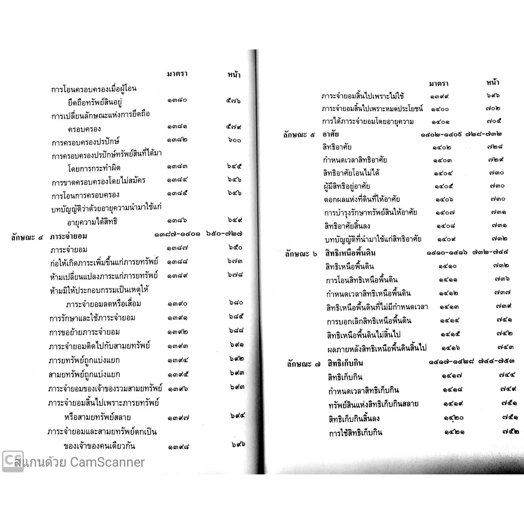(ตำหนิ) คำอธิบาย ป.พ.พ. ทรัพย์สิน ฉบับสมบูรณ์ (สมชัย ฑีฆาอุตมากร)