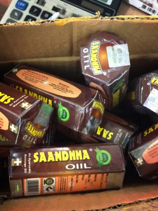 SAANDHHA Oil น้ำมันนวดเพิ่มขนาดท่านชายจากดินแดนภาระตะ แท้ MADE IN INDIA (IN) แท้