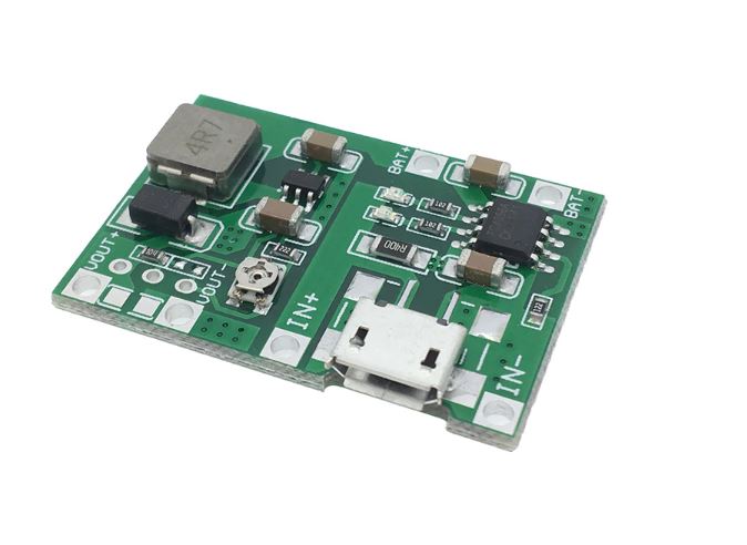 TP4056 3.7V 4.2V Adjustable Step Up Module 18650 Lithium Li-ion Battery Charging Discharge Power Board