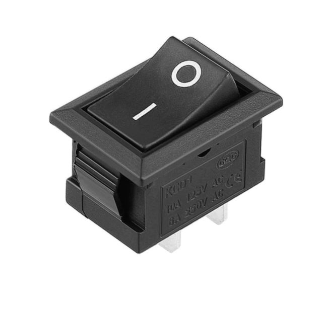 สวิตช์ 2 ทาง 2 ขา 6A 250V 10A 125V Rocker Switch ON-OFF KCD1 15*21mm 2 Pins Ship Type Switch Boat Rocker Switch for Car Dashboard Truck