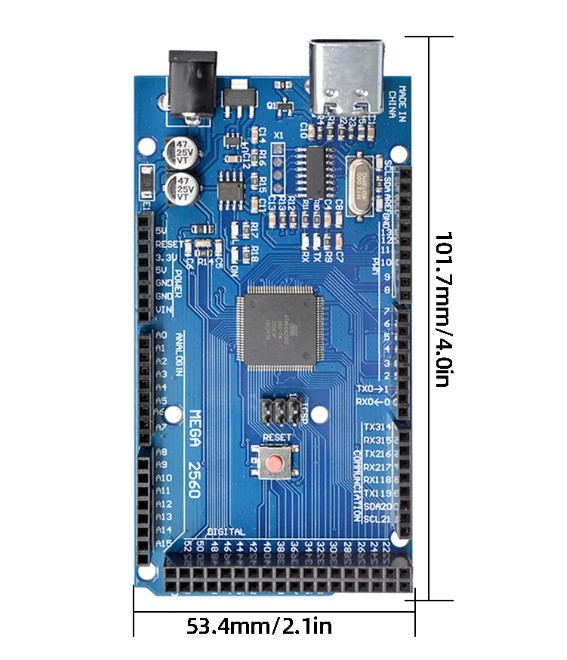 MEGA2560 R3 version CH340G USB Typr-C development board