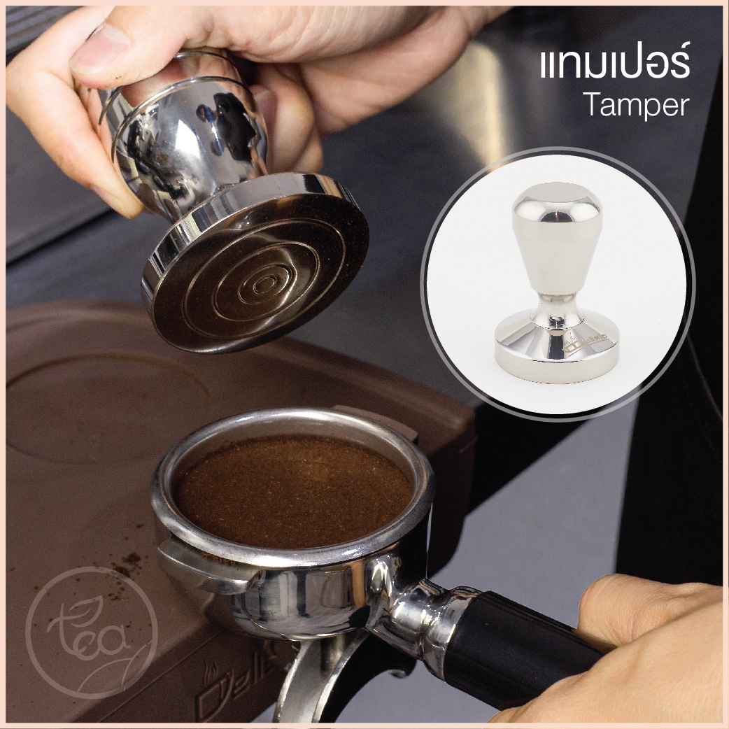 แทมเปอร์ สแตนเลส แทมเปอร์ที่กดผงกาแฟ Tamper Stainless ขนาด 58 mm บรรจุ (1 ชิ้น) จำหน่ายโดย ทีอีเอ