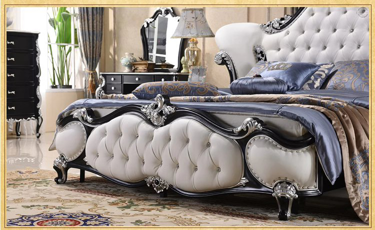 เตียงเจ้าหญิง เตียงหลุยส์ เตียงนอนหลุยส์ รุ่น Dearna