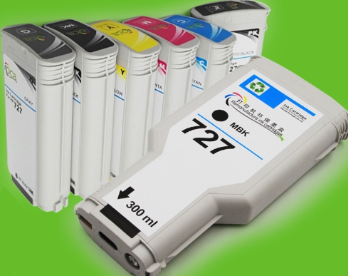 หมึกHP 727 130-ml Gray DesignJet Ink Cartridgeเทียบเท่า