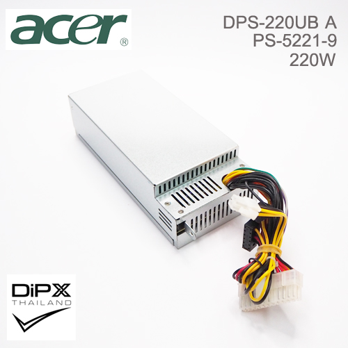 Power supply ACER 220W (DPS-220UB A, PS-5221-9) 24pin, 4pin, 2sata (New)