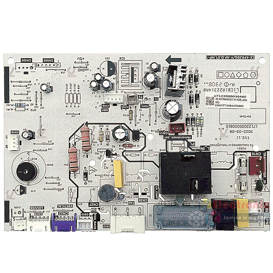 แผงบอร์ดแอร์คอยเย็นMIDEA-ไมเดีย รุ่น MSAEB-12CRN8-PC6-อะไหล่ใหม่แท้บริษัท #อะไหล่แอร์MIDEA